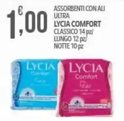 Iper Romagnolo Assorbenti con ali ultra Lycia Comfort offerta
