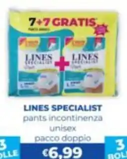 La Saponeria Lines Specialist pants incontinenza unisex offerta