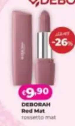La Saponeria Deborah Red Mat rossetto mat offerta
