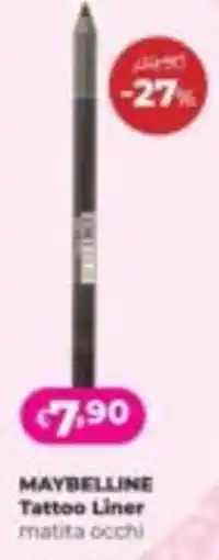 La Saponeria Maybelline Tattoo Liner matita occhi offerta