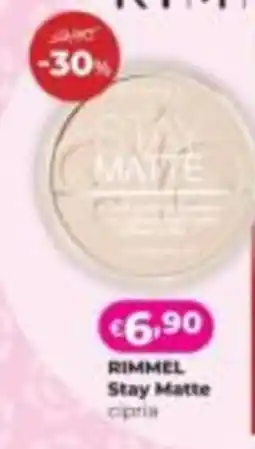 La Saponeria Rimmel Stay Matte cipria offerta