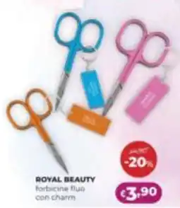 La Saponeria Royal Beauty forbicine fluo con charm offerta
