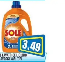 Punto Vigas Sole lavatrice liquido offerta