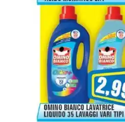 Punto Vigas Omino Bianco lavatrice liquido offerta