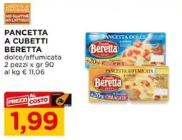 Alì Supermercati Pancetta a cubetti Beretta offerta