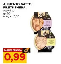 Alì Supermercati Alimento gatto Sheba filets assortito offerta