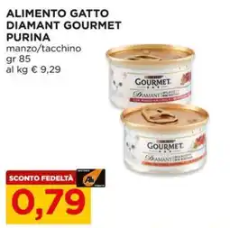 Alì Supermercati Alimento gatto Diamant Gourmet Purina offerta