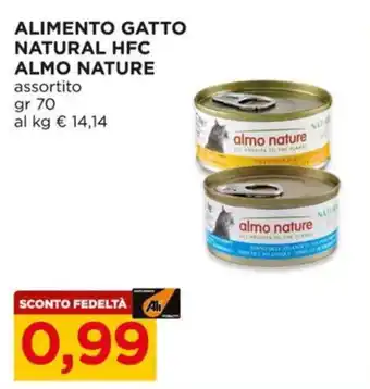 Alimento gatto natural HFC Almo Nature