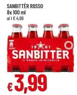 Famila Superstore Sanbitter rosso offerta