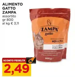 Alì Supermercati Zampa gatto adulto offerta