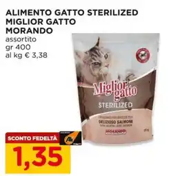 Alì Supermercati Alimento gatto sterilized miglior gatto morando offerta