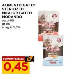 Alì Supermercati Alimento gatto sterilized Miglior gatto Morando offerta
