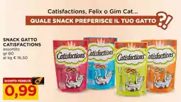 Alì Supermercati Snack gatto Catisfactions offerta