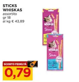 Alì Supermercati Sticks Whiskas assortito offerta