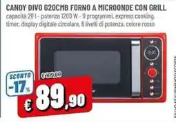Famila Superstore Candy divo g20cmb forno a microonde con grill offerta