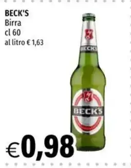 Hurrà Beck's Birra offerta
