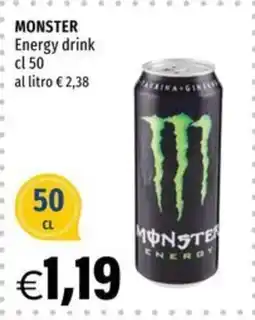 Hurrà Monster Energy drink offerta