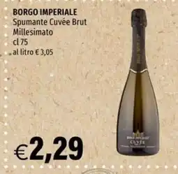 Hurrà Borgo Imperiale Spumante Cuvée Brut offerta