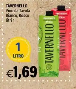 Hurrà Tavernello Vino da Tavola Bianco, Rosso offerta