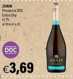 Hurrà Zonin Prosecco DOC Extra Dry offerta