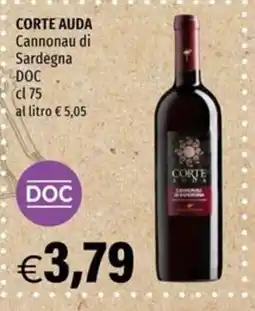 Hurrà Corte Auda Cannonau di Sardegna offerta
