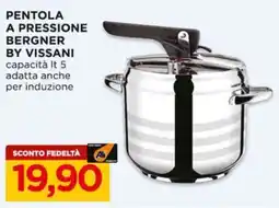 Alì Supermercati Pentola a pressione Bergner by Vissani offerta