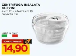 Alì Supermercati Centrifuga insalata Guzzini offerta