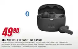 Trony JBL Auricolari TWS Tune 245NC offerta