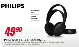 Trony Philips cuffie tv shc5200m2/12 offerta