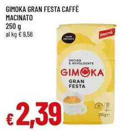 Famila Superstore Gimoka gran festa caffè macinato offerta