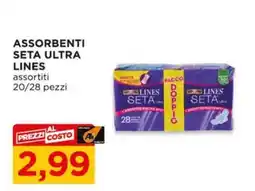 Alì Supermercati Assorbenti seta ultra lines offerta