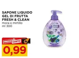 Alì Supermercati Sapone liquido gel di frutta fresh & clean offerta