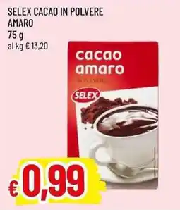 Famila Superstore Cacao amaro Selex offerta