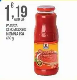 Iper Romagnolo Passata di pomodoro Nonna Isa offerta