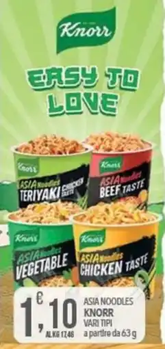 Iper Romagnolo Asia noodles Knorr offerta