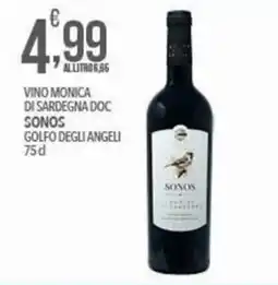 Iper Romagnolo Vino Monica di Sardegna Doc Sonos Golfo degli Angeli offerta