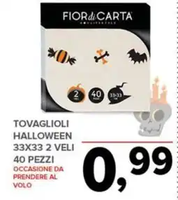 Todis Tovaglioli Halloween Fior di Carta offerta