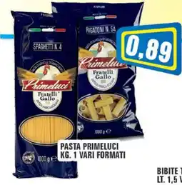 Punto Vigas Pasta Primeluci offerta