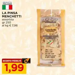 Alì Supermercati La Pinsa Menchetti offerta