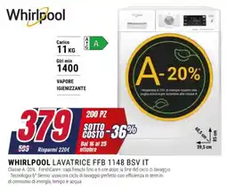 Trony Whirlpool lavatrice ffb 1148 bsv it offerta