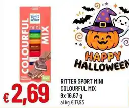 Famila Superstore Ritter Sport mini Colourful Mix offerta