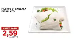 Alì Supermercati Filetto di baccalà dissalato offerta