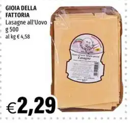 Hurrà Gioia della Fattoria Lasagne all'Uovo offerta