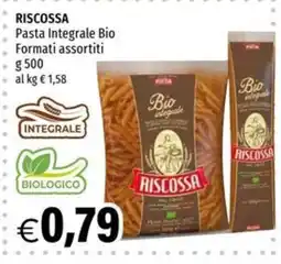 Hurrà Riscossa Pasta Integrale Bio offerta