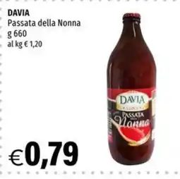 Hurrà Davia passata della nonna offerta