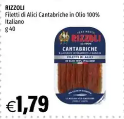Hurrà Filetti di Alici Cantabriche Rizzoli offerta