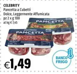 Hurrà Celebrity Pancetta a Cubetti offerta