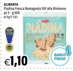 Hurrà Piadina Fresca Romagnola IGP alla Riminese offerta