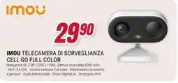 Trony Imou telecamera di sorveglianza cell go full color offerta