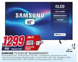 Trony Samsung TV OLED 65" offerta